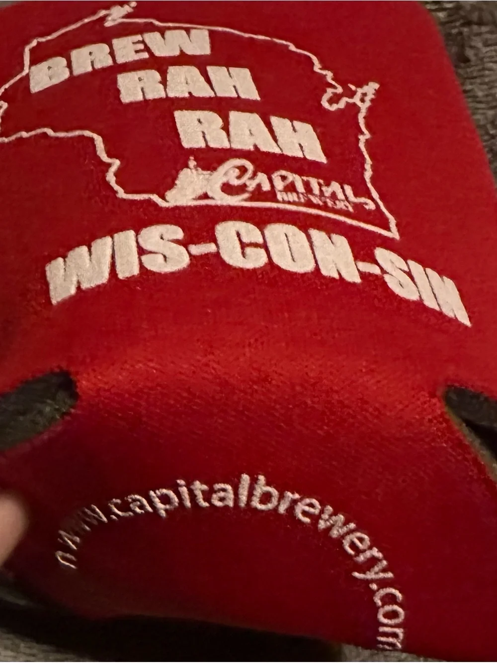 Vintage Wisconsin 4Coozie Lot Badgers Sconnie Capital Brewery Drink Wisconsinbly